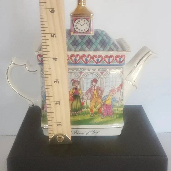 Vintage Sadler England Championships a Round of Golf Porcelain  Teapot. - Picture 10 of 10